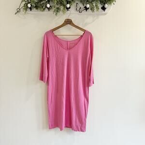Lilly Pulitzer Eliza T-shirt Dress Pink Medium JC